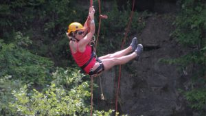 Repelling and Rock Climbing at Byrds