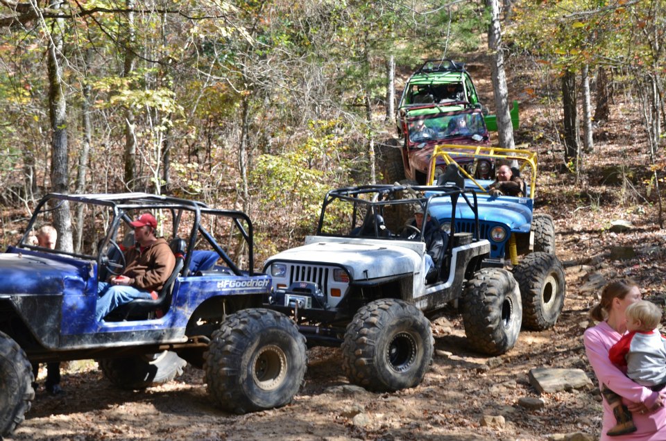  Jamboree de Jeep en las Montañas Ozark EE. UU.