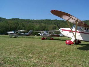 Air planes landed at Byrd's Adventure Center
