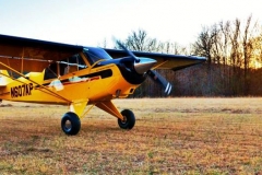 byrds airstrip husky sunset