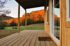 byrds cedar cabin porch